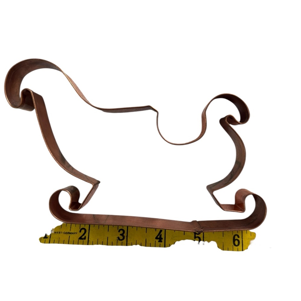 Christmas cookie cutters Lot 9 Large Vintage Heavyweight Copper Cookie Cutters - Picture 10 of 16